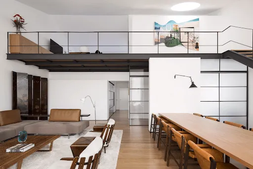 Use mezaninos no seu loft!